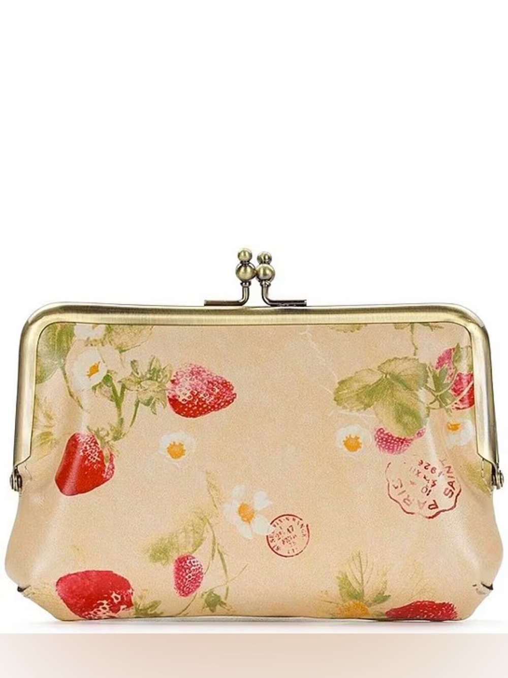 NWT-Patricia Nash-SET-Parisian๐Strawberry-Sandrine Bag & Fira Frame Wallet-$258 - Picture 16 of 16